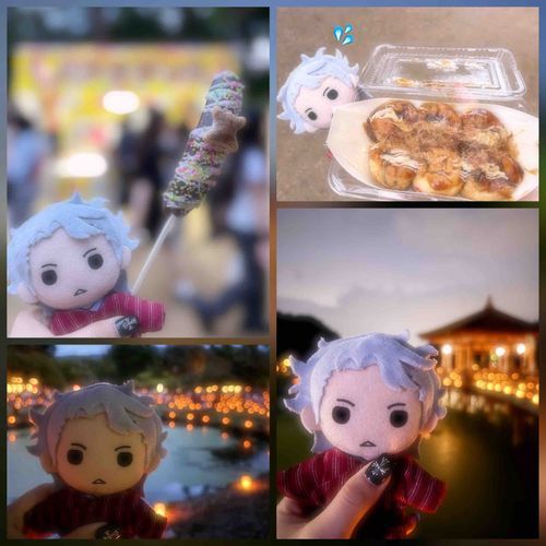 せんぱいと燈花会🏮
“安いソースがかかった食べ物ばっか”でしたね✩.*˚