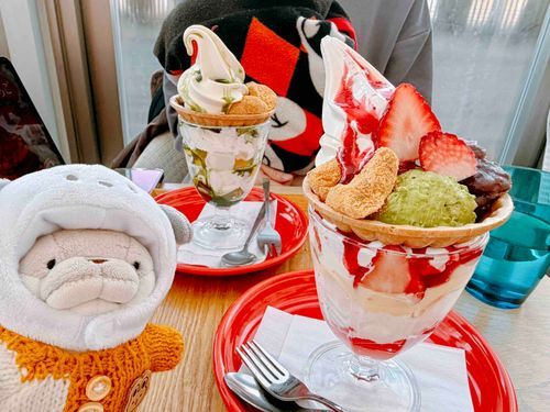 最近はいちごスイーツ三昧でしあわせだよ🍓