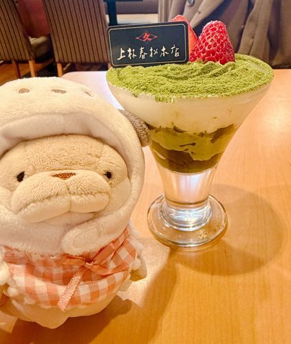 いちごと抹茶スイーツの季節だね🌸