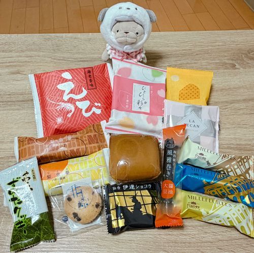 別れの数だけお菓子がもらえるシステムだよ🍡