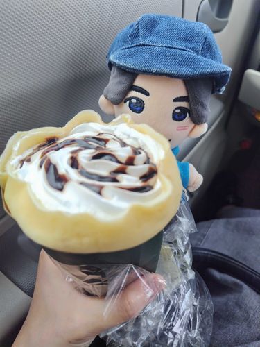 生クリームたっぷりのチョコバナナクレープ
幸せの味や〜