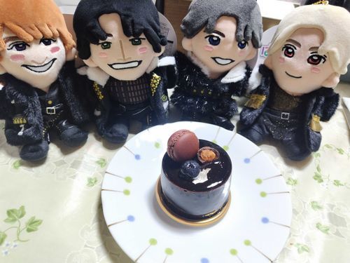 お迎え祝いのケーキ