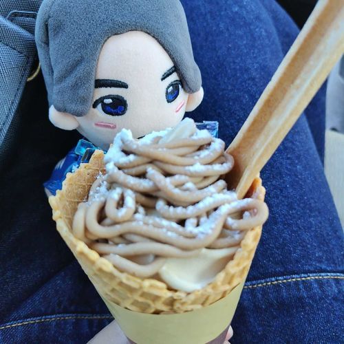 ミニストップの至福のモンブラン
和栗クリームがめっちゃ濃厚で美味かった🍦
秋やなぁ