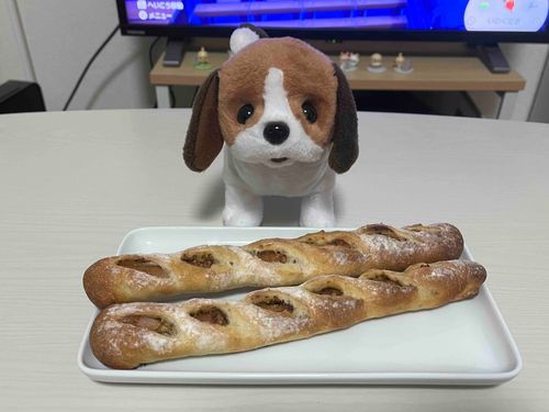 ばんごはん ちょっと たりなかったから しょくごに パン たべちゃった🤭
きじが カリカリで とっても おいしー❗️