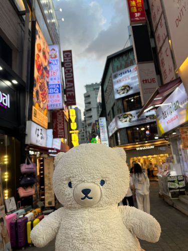 韓国にきたよ。ぜんぶおしゃれだね！