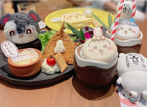咽び泣きくま×2でちいかわカフェにいきました。
おいしくてかわいかったです。
ギャリギャリ。すごくひさしぶりの都会へのおでかけでございました🚃🏙️