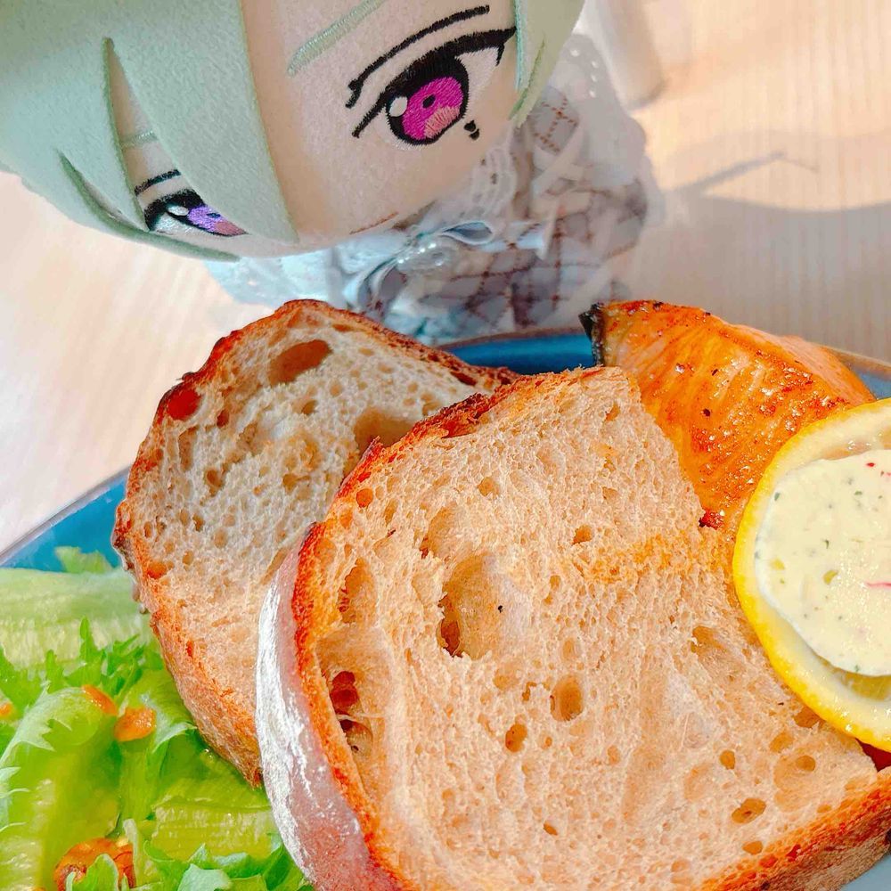 まよぬちゃんとごはんしたよー！