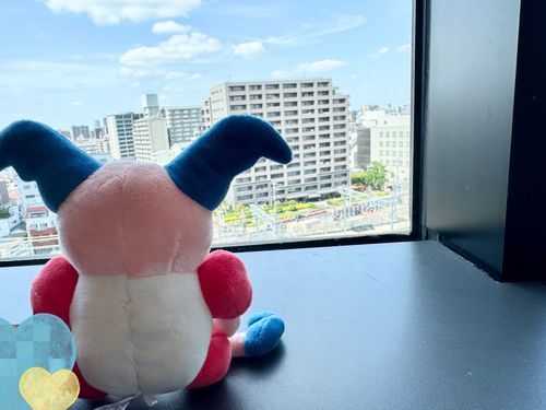 よく晴れている