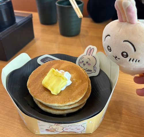うささんパンケーキ狙い中💥🔫
