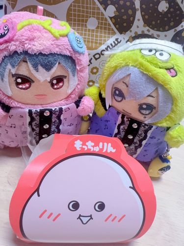 ゆきといっしょに、もっちゅりんをたべたよ❣もちもちだった〜♡