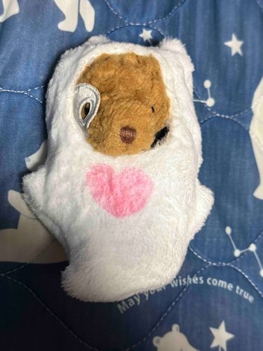 セリアでクリオネの衣装見つけたよ
ぎゅうぎゅうになっちゃった