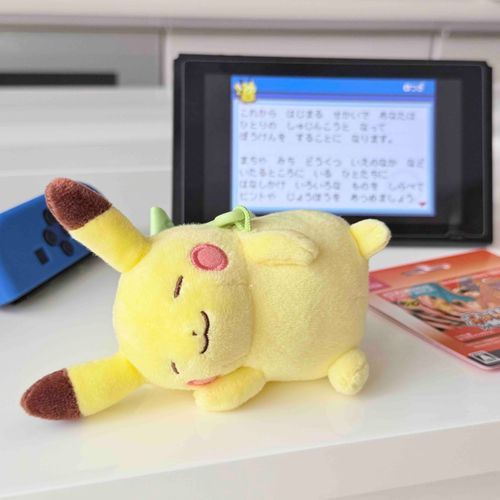 ピカチュウ！！冒険始まるよ！起きて！