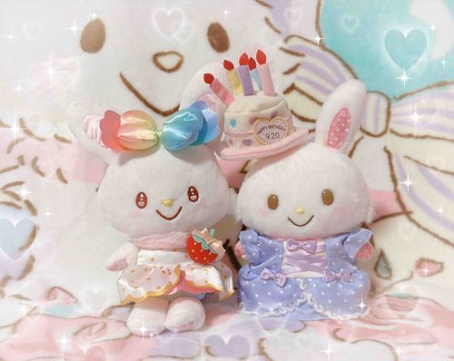きょうは　ウィッシュミーメルの　おたんじょうびなの！　もさめるも　おいわいしてもらったよ♪