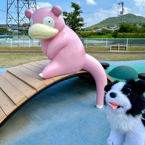 香川旅行の思い出#3
＂ヤドン公園＂でヤドンさんに挨拶！
また会いたいなあ