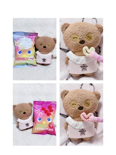 甘くておいちい🤍❤️
ちむにピッタリのかわいいキャラメルコーン

わたあめ味︎︎☁といちごあめ味🍓だじょ🤍❤️