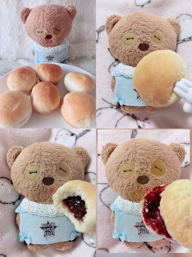 ちびアンパン とブルーベリージャムのパン

ちむサイズに作ってくれてうれちい( *ᐢ´꒳`ᐢ* )💗
