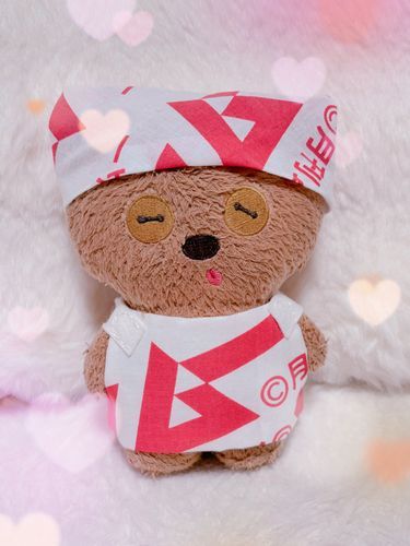 セリアのムーのグッズの
ミニ手ぬぐいで作ってもらったの
ムー！

頭に被ってるのは三角巾だじょー！
ムー！
🪐🚀🌏°.✧⚡︎🛸👽
