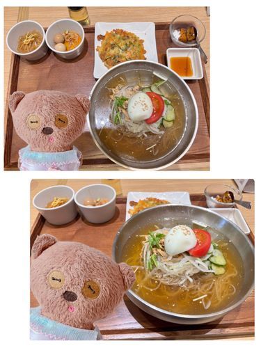 ちむ、初の冷麺食べたじょ

めっちゃおいちいんだね💕︎
すっかり気に入っちゃったよー！！