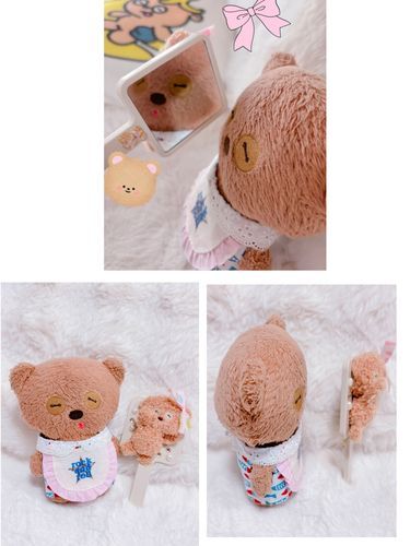 ちむ専用の鏡を作ってもらったの(ホントはママの持ち運び用)

これで毎日ビジュチェック✓﻿...

きょ  ビジュいいじゃーん🎶
めちゃくちゃいいじゃーん🎶💕