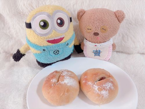 アンパン焼いてもらったよ！

仲良く食べれるね💖

むふふふ( ´艸｀)🎶