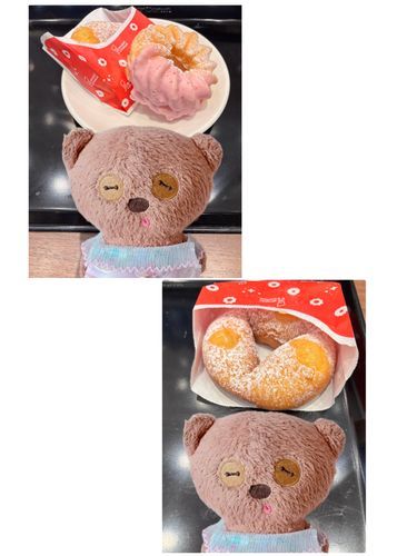 久々にお姉ちゃんとミスド行ったの！
ちむはね、さつまいもドとろり塩バター 食べたんだー！カロリー高くてヒヤヒヤもんだー！