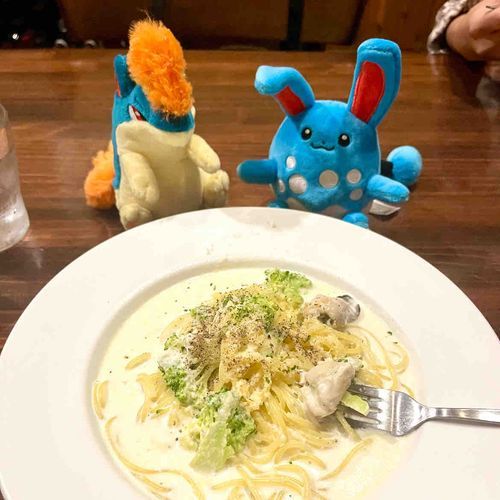久々のパスタざんまい
トレーナーは最近労働ざんまい