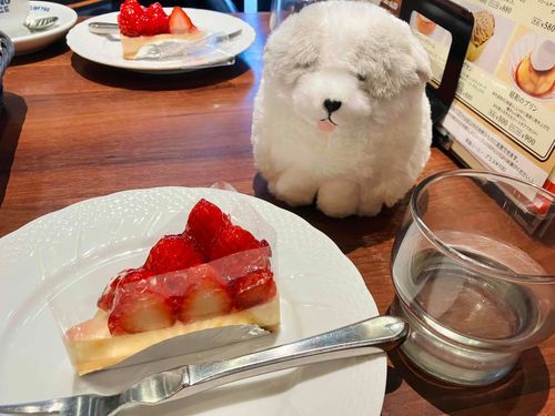きっさてんのつやつやいちごケーキ！