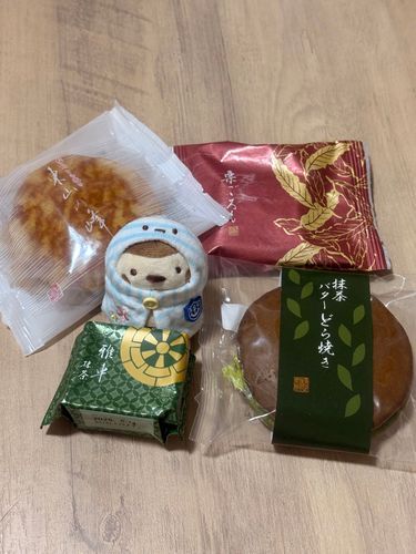 和菓子を単品で買いました💓
今日は抹茶バターどら焼きを食べた😋
美味しぃ〜💓