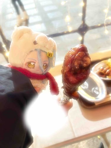 ひめぬはチキンと同じ大きさなのです。