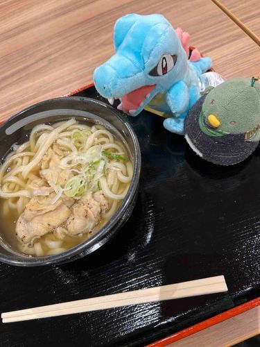 おいしそ〜！！
とりうどん、だそうだ