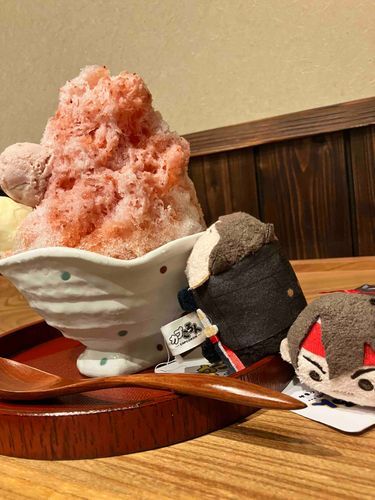 かきごおり……たべてもいいのかしらん
オレのぶんもとっておけよ、なるほどう
主-私の分は……？