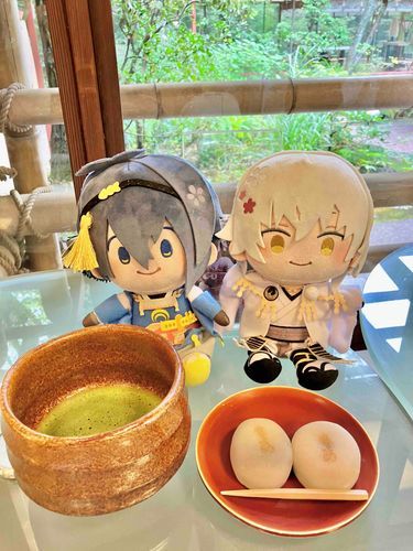 すこしきゅうけいだ
きょうは、きよめ餅を抹茶といっしょにたべたぞ