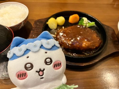ランチ！ハンバーグだって！