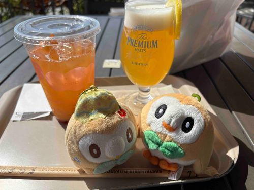 も！？
(昼からビールですか！？)