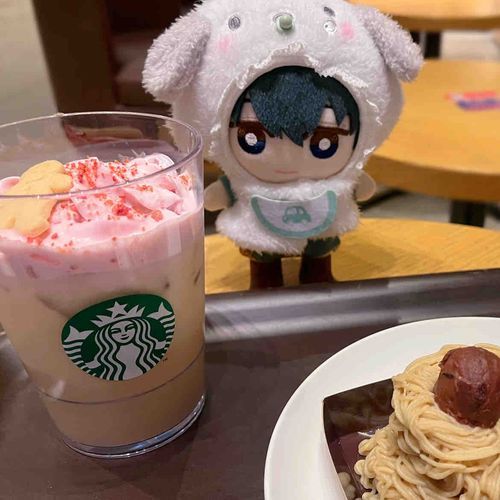 がんばったごほうび！！
あまくておいしいものたべてきたんだよ