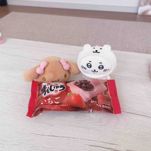 いちご大福みたいで美味しいᴖ ̫ᴖ🍓