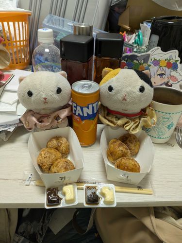昨日食べたセブンのたこ焼き