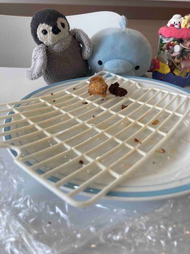 今日のお昼ご飯は、これちょっとだけ辛かったけどおいしかったな〜🥰