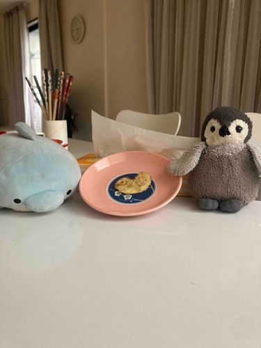 みんな見て〜このポテチハート❤️がただー何だか今日は、良いことありそう😊