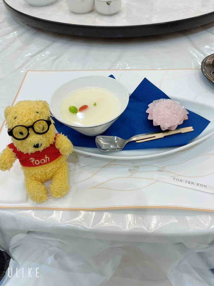 前の続き！大好きなあんかけ焼きそばに小籠包上手に食べれたよ！