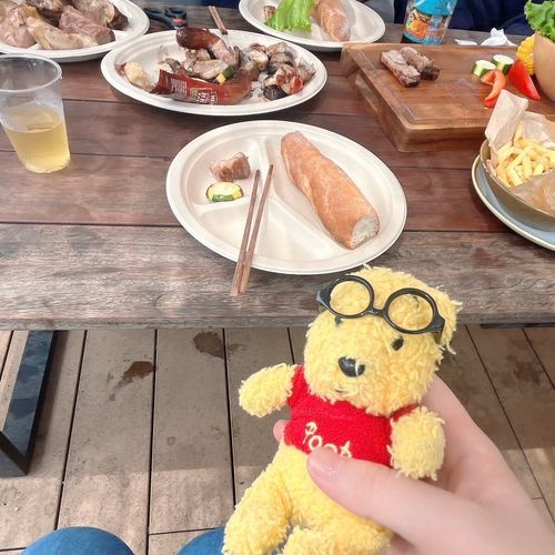 みんなでバーベキューをしたよ!メガネ取れちゃった💦
今日は「ハニーの日」みたいだね!嬉しい😆