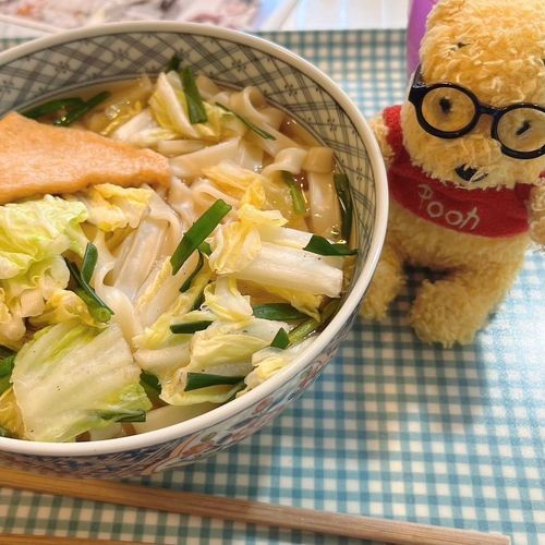 お昼にきしめん