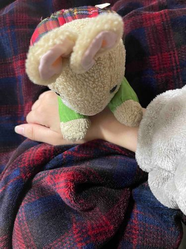 おかえりミ〜！
手が冷たくなってるミ！
ミミーが温めてあげるミー！
Byミミーちゃん