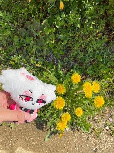 そうそう、おっきいタンポポもあったんだぜ！ハスクの肉球みたいな色で可愛い💕
飼い主サンはお花が好きみたいで、俺にたくさん花の名前を教えてくれたよ🌷