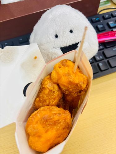 増量中で沢山入ってるﾈｪ💞🐔🍙