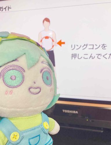 今日は久しぶりに運動するみたいだよ。がんばって！
