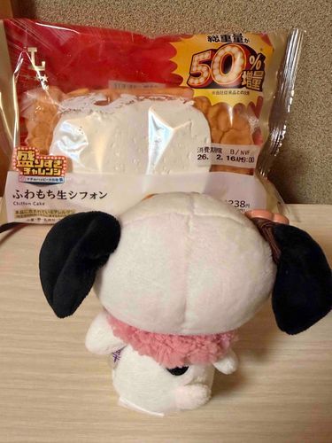 ローソンの盛りすぎチャレンジ😆✨️
やっとあえたよᕷ*.°
モチモチで美味しかった♡