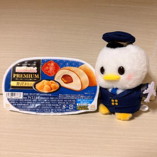 相方おふろあがりの楽しみはやっぱりアイスクリームでちね🌕✨️
今日は雪見だいふくプレミアム✨️
きなこ味はおいしすぎるでち😌💕