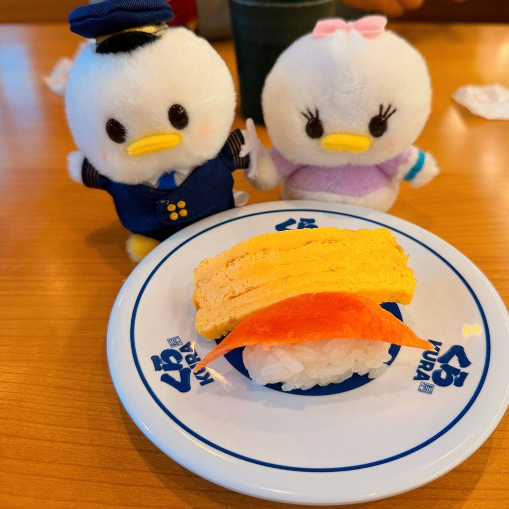 今日はあいかたとティちゃんとくら寿司言ったでち(・ɞ・)💗 ͗ ͗
大好きなサーモンとたまごのコンビ
おいしかったでち😋💕
ティちゃんはサーモンがおきにいりみたいでち🥰
いっぱい食べて幸せでち🍀✨️