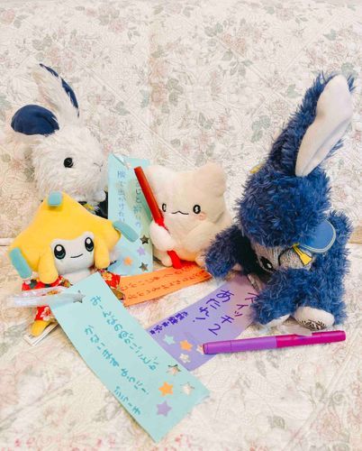 ジラーチです⭐️きょうはたなばた！みんなでおねがいごとをかいたよ！かなうといいなぁ✨